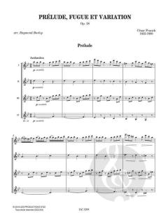Prélude, Fugue et Variation von César Franck 