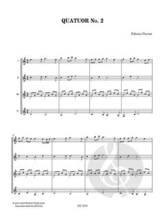 Quatuor No. 2 von Fabrice Pierrat 