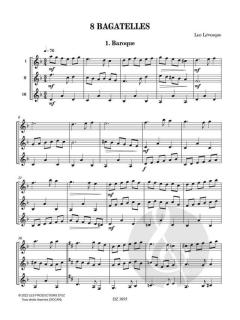 8 Bagatelles von Luc Lévesque 