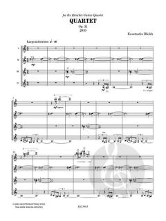 Quartet op. 31 von Konstantin Bliokh 
