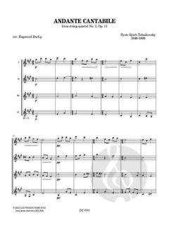 Andante Cantabile von Pyotr Ilyich Tchaikovsky 