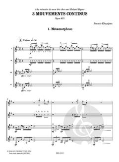 3 Mouvements continus von Francis Kleynjans 
