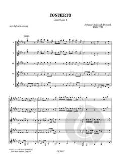 Sonata op. 8, No. 4 von J. C. Pepusch 