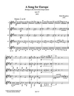 A Song for Europe von Mark Houghton 