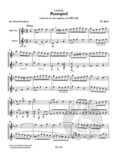 Passepied von Johann Sebastian Bach 