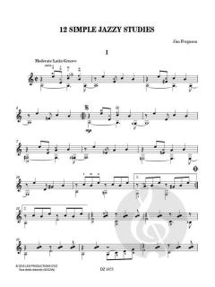 12 Simple Jazzy Studies von Jim Ferguson 