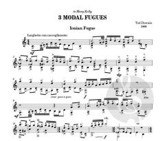 3 Modal Fugues von Tod Dorozio 