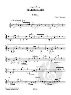 Spleen Songs von Thierry Tisserand 