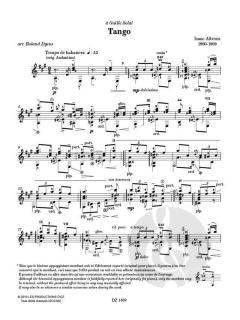 Tango von Isaac Albéniz 