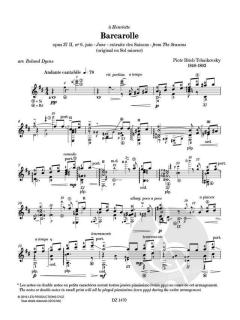 Barcarolle von Pyotr Ilyich Tchaikovsky 