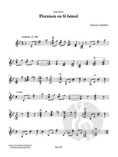 Floraison en Si bémol von Jean-Luc Gauthier 