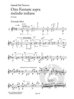 Otto fantasie sopra melodie indiane von Ganesh del Vescovo 