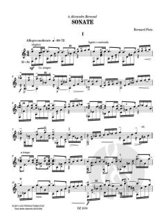 Sonate von Bernard Piris 