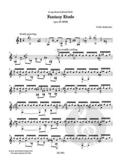 Fantasy Etude von Carlo Ambrosio 