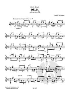 Délia op. 272 von Francis Kleynjans 
