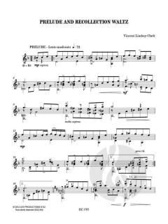 Prelude and Recollection Waltz von Vincent Lindsey-clark 