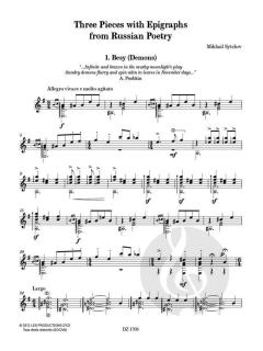 Three Pieces with Epigraphs from Russian Poetry von Mikhail Sytchev 