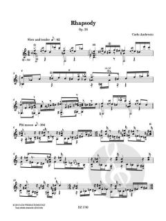 Rhapsody op. 26 von Carlo Ambrosio 