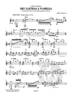 Deu Lletras a N'Amelia von Gilbert Clamens 