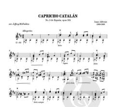 Capricho catalan von Isaac Albéniz 