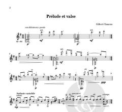 Prélude et valse von Gilbert Clamens 