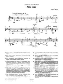 Les 100 de Roland Dyens - Alba nera 