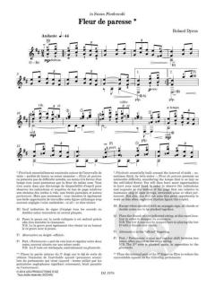 Les 100 de Roland Dyens - Fleur de paresse 