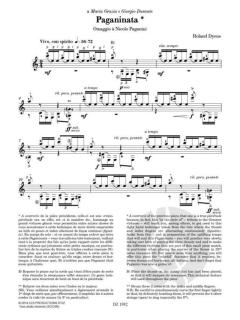 Les 100 de Roland Dyens - Paganinata 