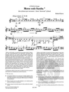 Les 100 de Roland Dyens - Morse code Samba 