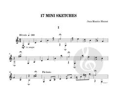 17 Mini Sketches von Jean-Maurice Mourat 