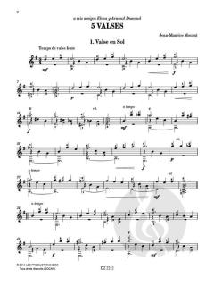 5 valses von Jean-Maurice Mourat 