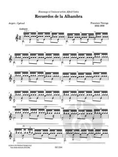 Recuerdos de la Alhambra von Francisco Tárrega 