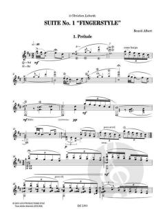 Suite No. 1 Fingerstyle von Benoît Albert 