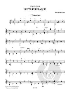 Suite élégiaque von David Gaudreau 