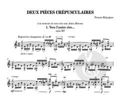 Deux pièces crépusculaires von Francis Kleynjans 