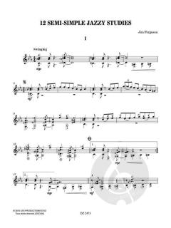 12 Semi-Simple Jazzy Studies von Jim Ferguson 