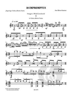 10 Impromptus von José Mora-Jiménez 