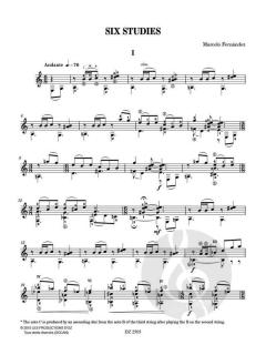 Six Studies von Marcelo Fernández 