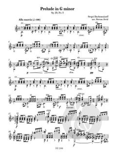 Prelude in G minor op. 23, No. 5 von Sergei Rachmaninov 