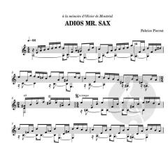 Adios Mr. Sax von Fabrice Pierrat 