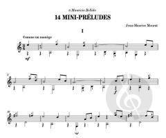 14 Mini-Préludes von Jean-Maurice Mourat 