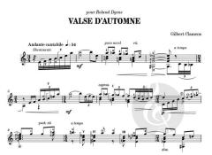 Valse D'Automne von Gilbert Clamens 
