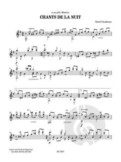 Chants De La Nuit von David Gaudreau 