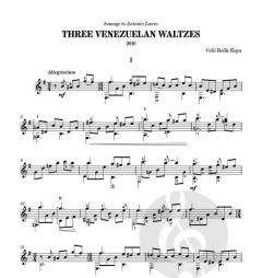Three Venezuelan Waltzes von Celil Refik Kaya 