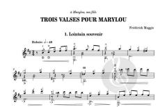 Trois Valses Pour Marylou von Frédérick Maggio 