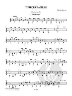 7 Pieces Faciles von Fabrice Pierrat 