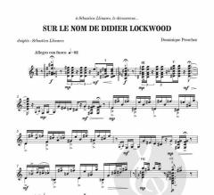 Sur Le Nom De Didier Lockwood von Dominique Preschez 