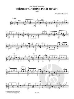 Poème D'Automne Pour Misato von Jean-Marie Raymond 