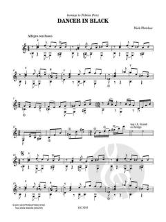 Dancer In Black von Nick Fletcher 