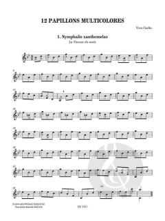 12 Papillons Multicolores von Yves Carlin 
